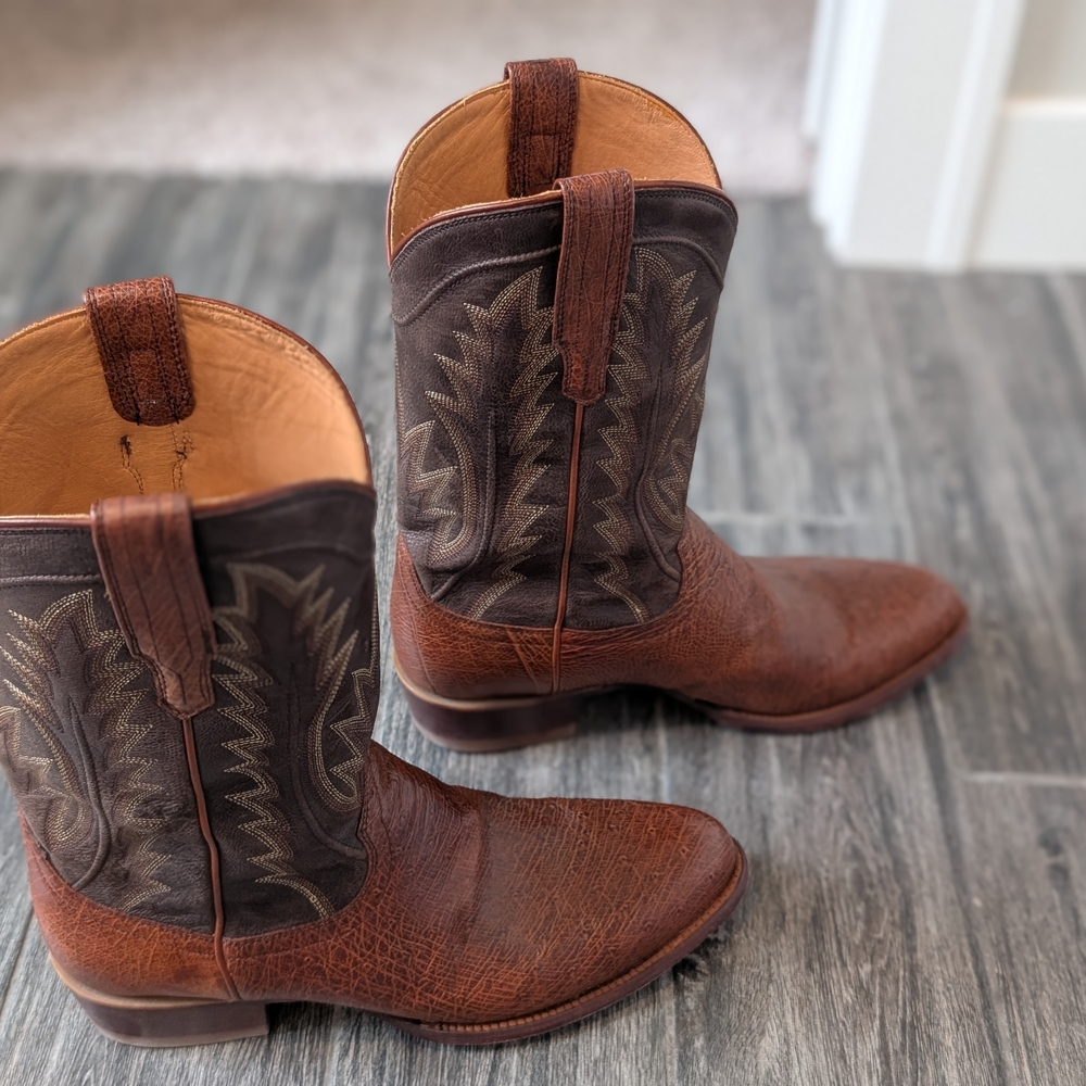 Tecovas Brown Leather Cowboy Boots - The Weston - Picture 6 of 7
